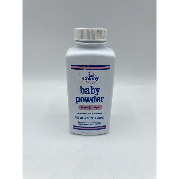1st Colony Baby Powder Bath Talc 1.5 oz Velvety Soft discontinued Bs278 - Picture 8 of 16